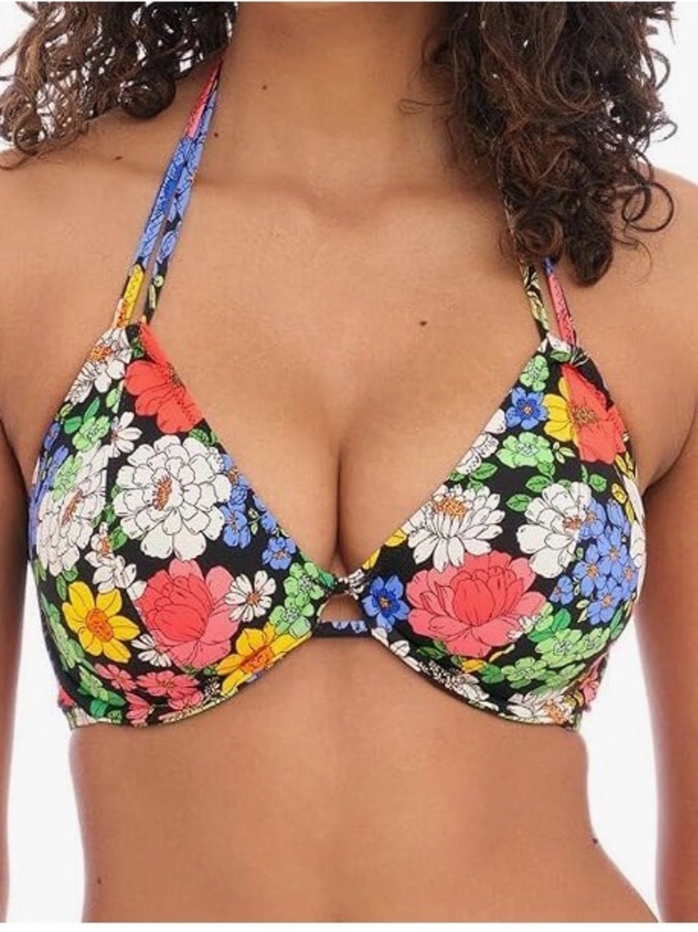 Freya Floral Multicolor Bikini Top